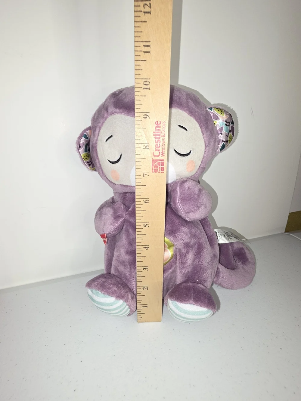 Fisher-Price Soothe ‘n Snuggle Purple Monkey Baby Crib Toy & Sound Machine